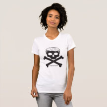 Amusement, blanc de t de dames d'Anti-Atout avec