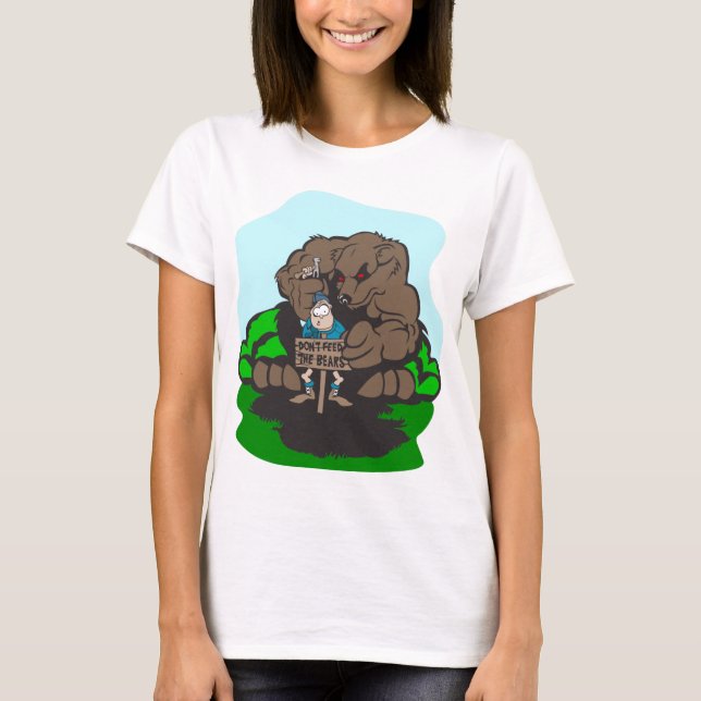 T-shirt Amusement Camping (Devant)