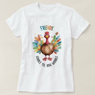 T-shirt Amusement cool Coloré Amitié Turquie Aquarelle