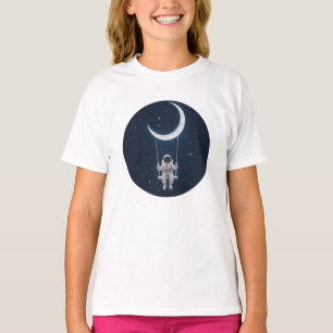 T-shirt Amusement dans l'espace - Un astronaute se balade