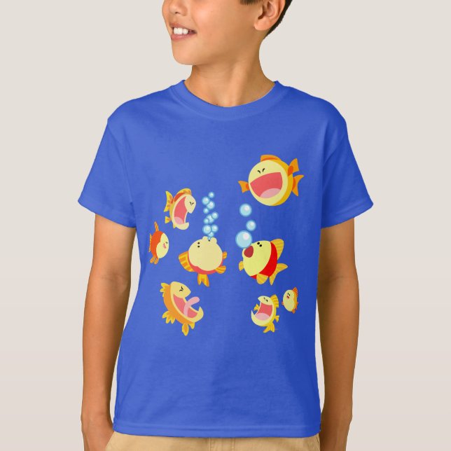 T-shirt Amusez-vous dans la bande dessinée Fish Tank Child (Devant)