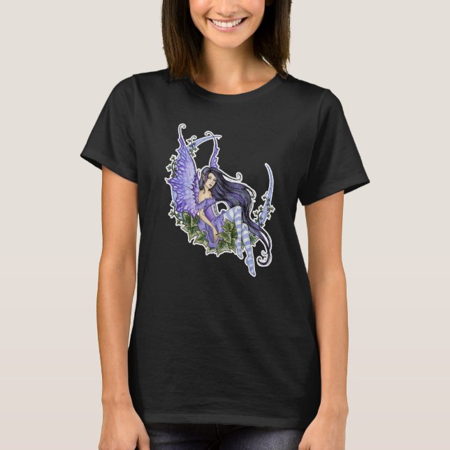 T-shirt Amy Brown Ivy Moon Fairy (Devant)