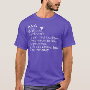 T-shirt Ana Nom Ana Définition Ana Female Nom Ana Signific