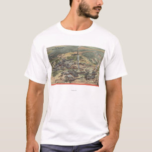 T-shirt Anaconda, vue du Montana - de fondeur de Washoe de
