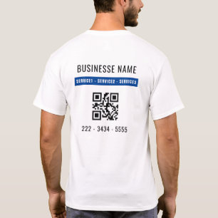 T-shirt Analyse du code QR et service d'affaires personnal