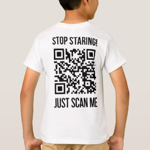 T-shirt Analyser mon code QR pour un démarrage motivant