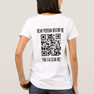 T-shirt Analyser mon code QR pour un démarrage motivant