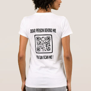 T-shirt Analyser mon code QR pour un devis inspirant