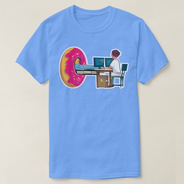 T-shirt Analyseur IRM Donut pour technicien en radiologie  (Design devant)
