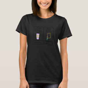 T-shirt Analyste Comportement Aba Premier Café Puis Donnée
