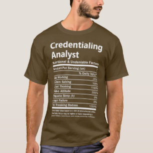 T-shirt Analyste de certification Analyste de certificatio