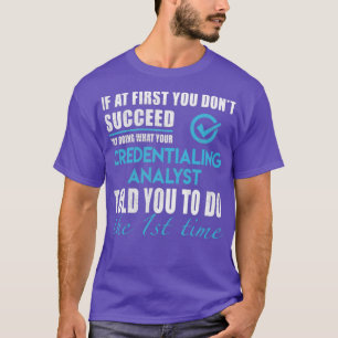 T-shirt Analyste de certification Analyste de certificatio
