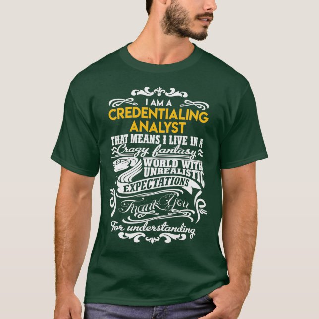 T-shirt Analyste de certification Analyste de certificatio (Devant)