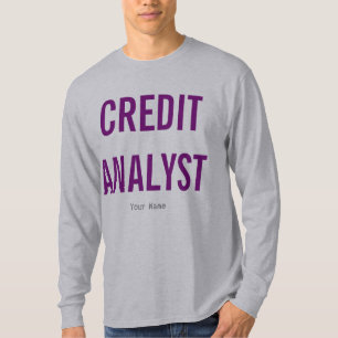 T-shirt "Analyste de crédit"