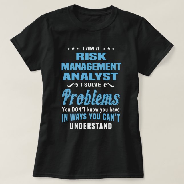 T-shirt Analyste de gestion des risques (Design devant)