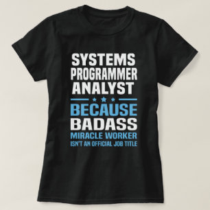 T-shirt Analyste de programmeur de systèmes