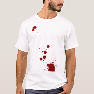 T-shirt Analyste d'éclaboussure de sang