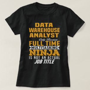 T-shirt Analyste d'entrepôt de données