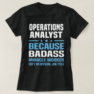 T-shirt Analyste des opérations