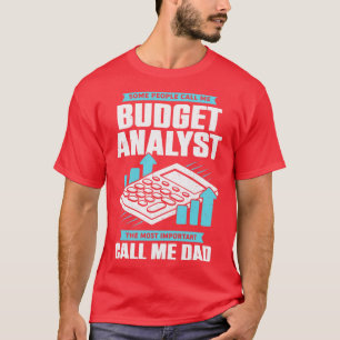 T-shirt Analyste du budget Papa Père Cadeau