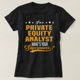 T-shirt Analyste en capitaux propres