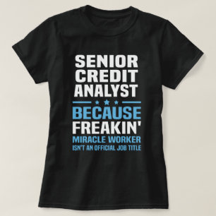 T-shirt Analyste principal du crédit