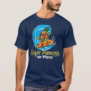 T-shirt Ananas Belong Sur Pizza Surfer Pineapple Boy Sur 