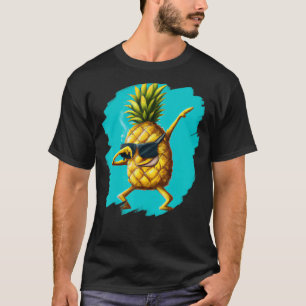 T-shirt Ananas Dabbing Aloha Lunettes de soleil Plage Dans