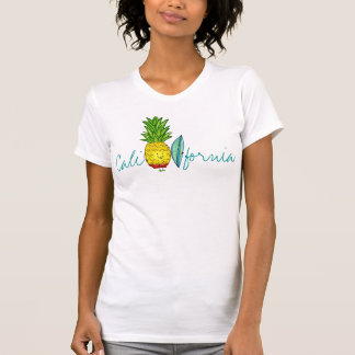 T-shirt Ananas de surfer de la Californie