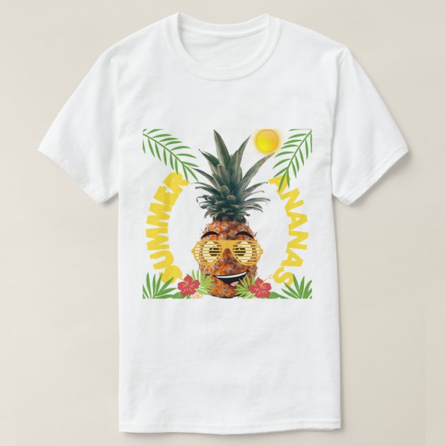 T-shirt Ananas d'été (Design devant)