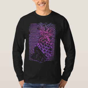 T-shirt Ananas Fruit Exotique Rétro Vaporwave Tropical Su