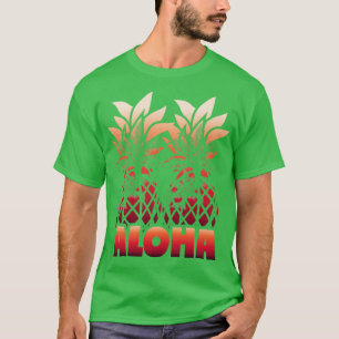 T-shirt Ananas hawaïen vintage Hawaii Aloha State