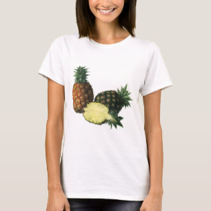 T-shirt Ananas Hawaïens Vintage, Fruits Alimentaires Biolo