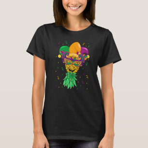 T-shirt Ananas Mardi Gras Festival Party Funny Jester M