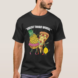 T-shirt Ananas Sur Pizza Parfait Avec Citron Pour Hawaïen