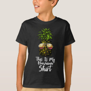 T-shirt Ananas Voici Ma Hawaiian Retro Hawaii Pineapp