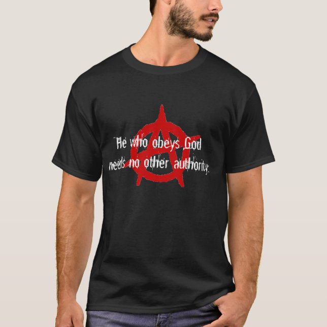T-shirt Anarchie chrétienne (Devant)