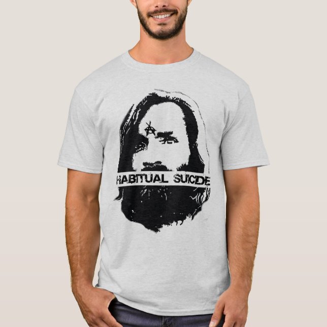 T-shirt Anarchie habituelle de suicide (Devant)