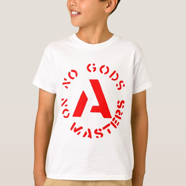 T-shirt Anarchisme - aucuns dieux aucuns maîtres (Devant)