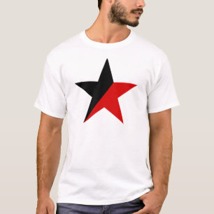 T-shirt Anarchisme noir et rouge d'Anarcho-Syndicalisme