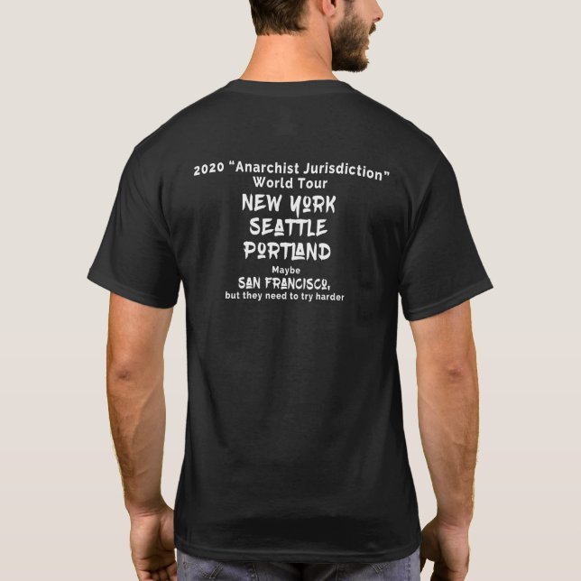 T-shirt Anarchiste accidentel (Dos)