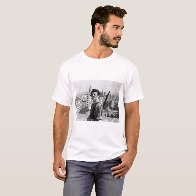 T-shirt Anarchiste Barcelone (Devant entier)