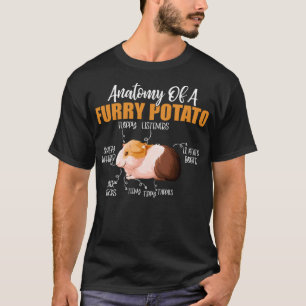 T-shirt Anatomie Amusante D'Une Pomme De Terre Furieuse Po
