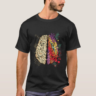 T-shirt Anatomie Créative Et Logique Du Cerveau Hu