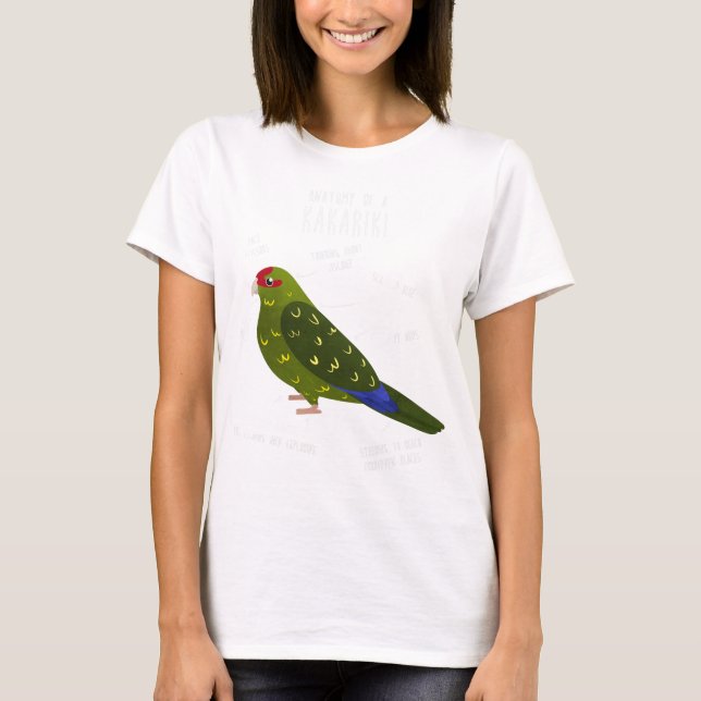 T-shirt Anatomie de Kakariki (Devant)