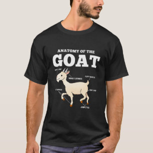 T-shirt Anatomie De La Chèvre