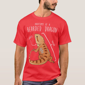 T-shirt Anatomie de reptile de dragon à oreilles 1