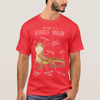T-shirt Anatomie de reptile de dragon à oreilles 4