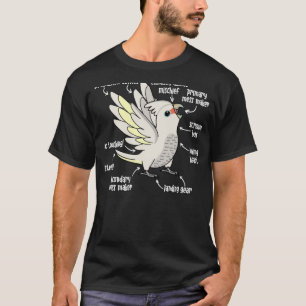 T-shirt Anatomie des perroquets I Goffins Cockatoo