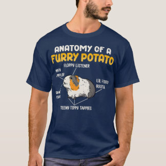 T-shirt Anatomie Drôle De La Pomme De Terre Furie